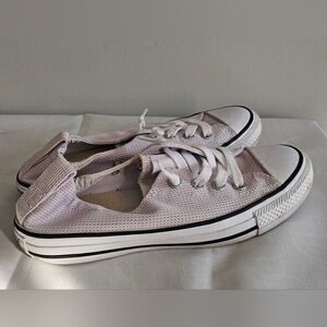 CONVERSE Shoreline Knit Women's Lilac Purple Casual Elastic Back Sneakers